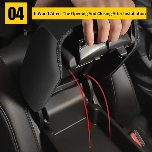 Miniatura 5 de AOMSAZTO Funda de neopreno para reposabrazos y consola central para Honda CRV 2017-2022, negra