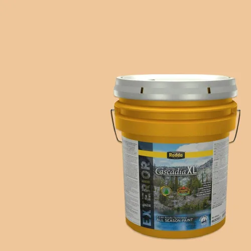 Miniatura 287 de Rodda Paint CASCADIA ZERO - Pintura plana e imprimación para interiores en uno, cuarto de galón, crema de ballet