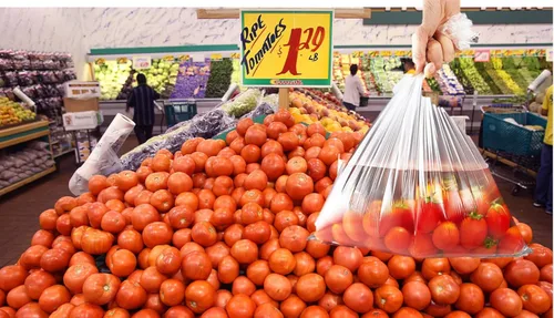 Miniatura 7 de Mr Miracle Bolsas de plástico para almacenamiento de alimentos, bolsa transparente de 12 x 20 pulgadas para frutas, verduras, pan, diseño fácil