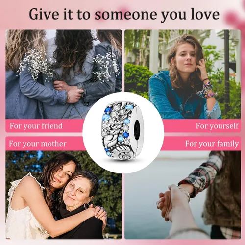 Miniatura 116 de Hapour Dijes de plata de ley 925 para pulseras, collar, joyería europea, colgante de cuentas para mujeres y madres