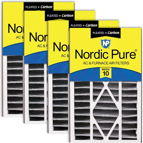 Miniatura 19 de Nordic Pure 16 x 25 x 5 (tamaño real: 15 5/8 x 24 1/8 x 4 7/8) Filtro de aire Air Bear Merv 8 de repuesto para reducción de olores de carbono puro