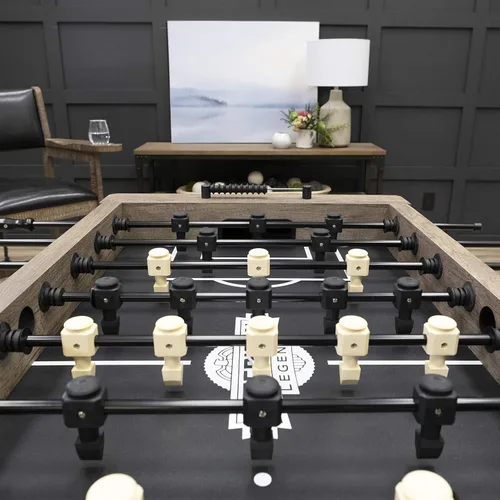 Miniatura 6 de American Legend Foosball Tables - Modern Design - Official Size Playfield - Kirkwood and Manhattan Styles Marrón