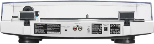 Miniatura 2 de Audio Technica Consumer AT-LP3XBT-WH Tocadiscos Bluetooth de dos velocidades con transmisión por correa, totalmente automático