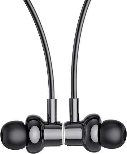 Miniatura 7 de Auriculares inalámbricos Bluetooth con ranura para tarjeta TF, auriculares con banda para el cuello Bluetooth de 100 horas de reproducción