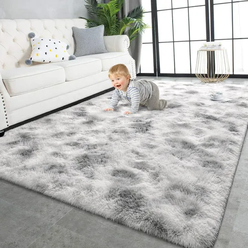 Miniatura 23 de TWINNIS - Alfombras muy suaves de pelo largo para interiores de 3 x 5 pies. Modernas alfombras de áreas de felpa para sala de estar, dormitorio