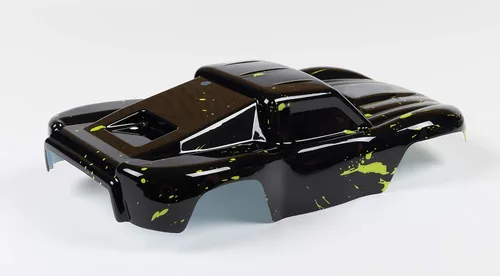 Miniatura 6 de SummitLink Reemplazo de cuerpo personalizado compatible con verde fangoso sobre negro para automóvil o camión RC escala 1/16 (camión no incluido)