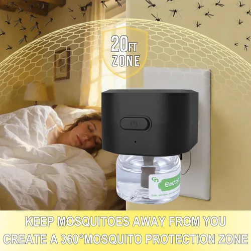 Miniatura 2 de Repelente de mosquitos para interiores y hogar, enchufe eléctrico, repelente de mosquitos para uso en interiores, repelente de mosquitos