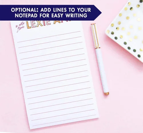 Miniatura 3 de Lindo bloc de notas personalizado para niñas, juego de bloc de notas de papelería personalizado, juego de papel de papelería simple y sobres, papel