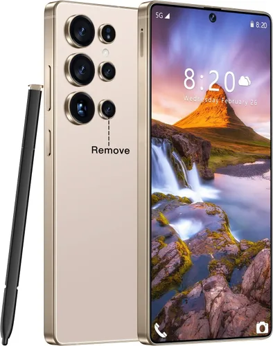 Miniatura 13 de Fadnou Teléfono celular I25 Ultra desbloqueado, bolígrafo integrado, batería para teléfono inteligente de 7000 mAh, pantalla HD de 6.99 pulgadas