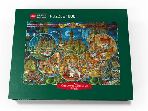 Miniatura 4 de MyPuzzle Crime Scene - Michael Ryba - Cartoon Classics - Rompecabezas prémium de 1000 piezas para adultos