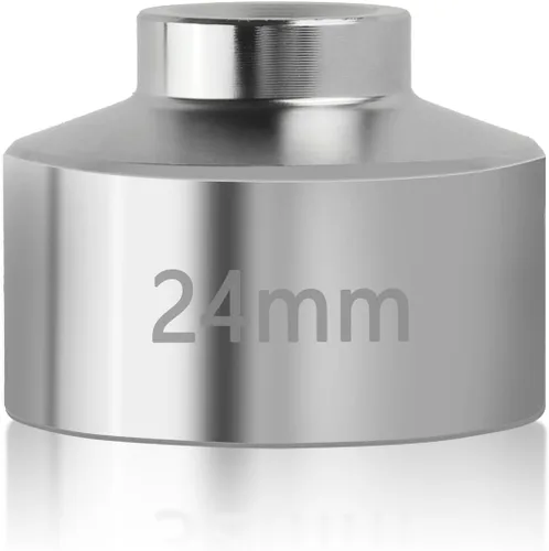 IHOTDER Juego de llaves para filtro de aceite, zócalo de 24mm de 6 puntas de acero herramienta de extracción de filtro de aceite de 3/8" de 32 mm.