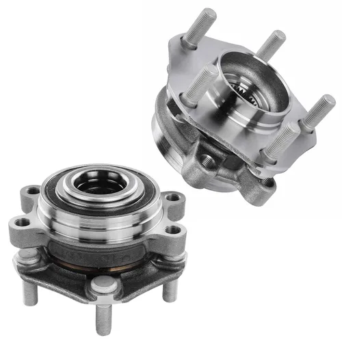 Miniatura 16 de Detroit Axle - 2 Cubos de Cojinetes de Rueda Delantera para Dodge Ram 1500 2009-2011, Conjunto de Cojinetes de Rueda y Cubos 2010, Par de Cubos