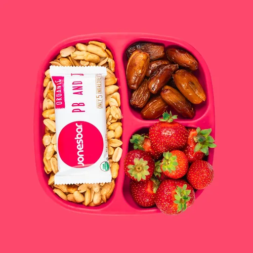 Miniatura 8 de JONESBAR Mantequilla de maní y gelatina, 12 unidades (paquete de 1)), barra orgánica de frutas y nueces USDA sin OMG, Kosher, vegana, sin gluten