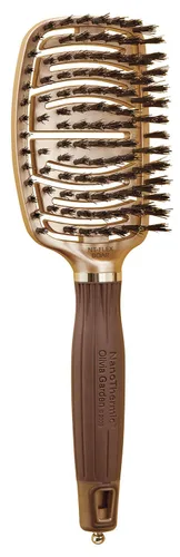 Miniatura 2 de Olivia Garden Cepillo de pelo NanoThermic Ceramic + Ion Flex para el cuero cabelludo y ventilado