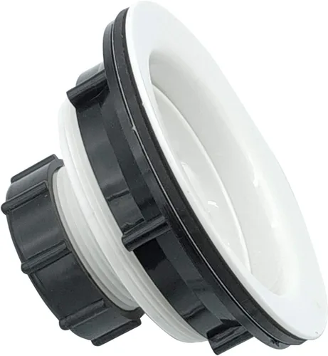 Miniatura 3 de Colador de cesta de 4 pulgadas de plástico ABS para fregadero de cocina con montaje de colador extraíble y tapón de goma, ajuste universal, 3-1/2