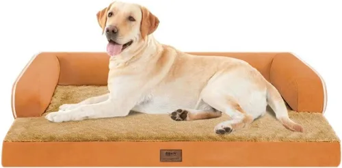 Miniatura 27 de Cama ortopédica impermeable para perros pequeños, cama para perros de tamaño mediano, cómoda cama para mascotas y gatos con lados, funda extraíble