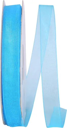 Miniatura 30 de Reliant Ribbon 25621-053-09C Cinta transparente de gasa, 1-1/2 pulgadas x 100 yardas, azul