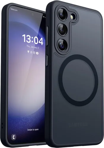 Miniatura 55 de CANSHN Funda diseñada para Samsung Galaxy A16-5G [protección completa de la cámara] [compatible con Magsafe] funda protectora trasera translúcida