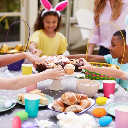 Miniatura 7 de Wenqik 120 huevos de Pascua de espuma de 2.36 pulgadas para manualidades, pequeños huevos de Pascua, decoración de Pascua de espuma artificial