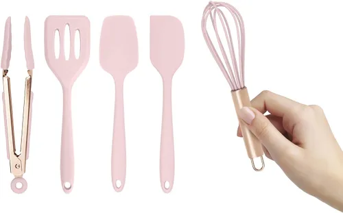 Miniatura 13 de COOK WITH COLOR Juego de utensilios de cocina de silicona, juego de utensilios de cocina, utensilios de cocina de silicona fáciles de limpiar