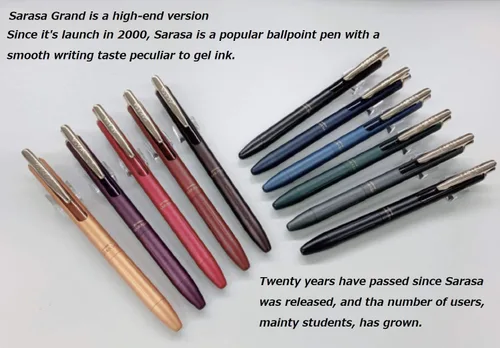 Miniatura 3 de Sarasa Zebra Gel Bolígrafo Grand 0.020 in 11 Color retráctil Pen Recarga Set RJF5 Con Lápiz Original Bolígrafo Táctil