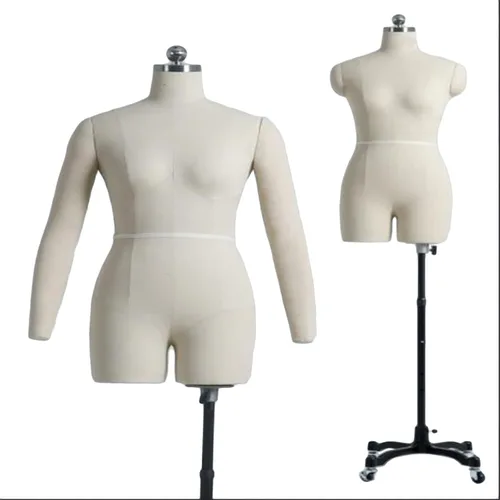 Maniquí femenino de tamaño completo con ruedas y brazos blandos - Modelo a medida para costura y alteraciones - Tamaño adulto, herramienta de