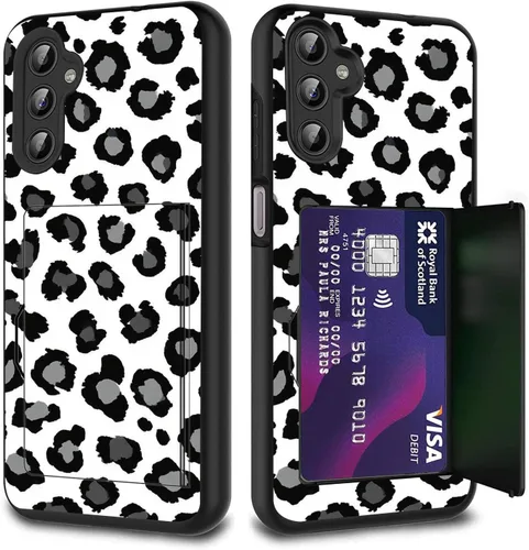 Miniatura 69 de Funda híbrida de doble capa con función atril para Samsung Galaxy A16 5G de 6.9 pulgadas, diseño de vaca con bandera estadounidense