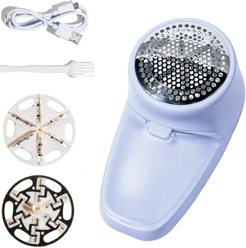 Afeitadora de Tela Nori Trim - Quitamanchas para Ropa y Muebles de Sofá - Removedor de Pelusa de Suéter - Afeitadora de Ropa con 6 Cuchillas de
