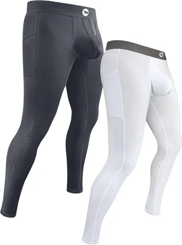 Miniatura 30 de Real Men ABCD Pouch - Pantalones de compresión para hombre, paquete de 1, 2 y 3, leggings para hombre, pantalones de yoga, medias, capa base