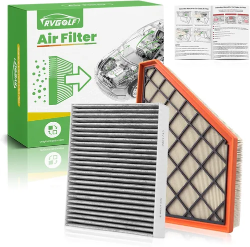 Miniatura 65 de Juego de filtros de aire de motor+cabina para Honda Civic 2016-2026 (2.0L), HR-V HRV 2023-2026 (2.0L) (solo aspirado naturalmente, no para tipo R!)