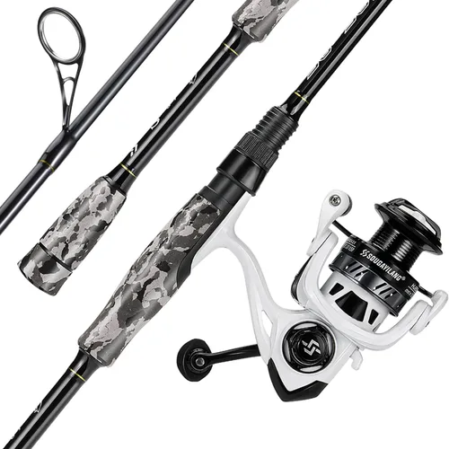 Miniatura 10 de Sougayilang Fishing Rod and Reel Combo, Stainless Steel Guides Fishing Pole with Spinning Reel Combo for Bass Fishing