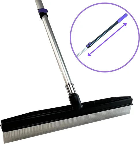 Miniatura 12 de A-to-Z Supply Rastrillo Acicalador de Alfombras Room Groom con Mango Telescópico Ajustable de 54" y Herramienta de Cepillo Portátil Removedor