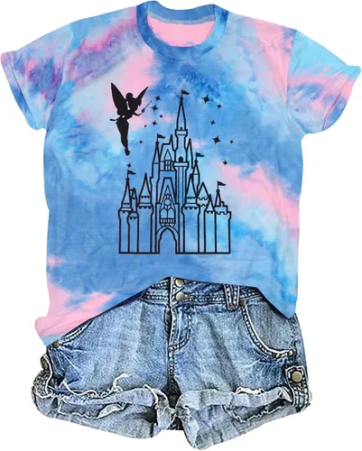 Camisa Mágica para Mujer, Playera del Reino Mágico, Playera de Vacaciones Familiares, Camiseta del Castillo, Cree en la Magia, Tops para Viaje de