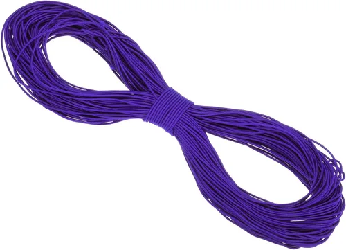 Miniatura 110 de PATIKIL Cuerda elástica elástica de 109 yardas (328.1 ft), cuerda elástica pesada de 0.059 in, albaricoque para manualidades, correas de gancho