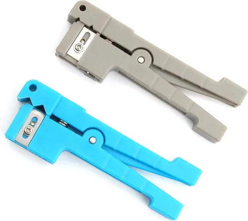 Pelacables coaxiales 45-162 45-163 de fibra óptica pelacables tubo de haz transversal abierto y pelado cuchillo de carcasa suelta
