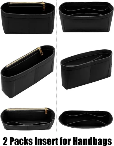 Miniatura 4 de Inserto de bolso pequeño para bolsa de hombro GG Marmont Matelasse paquete de 2 organizador de fieltro con cremallera compra 1 y obtén 1 bolsa