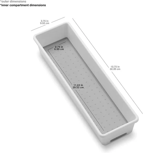 Miniatura 3 de madesmart Cubo de almacenamiento largo de alta calidad, organizador multiusos para cocina, baño y oficina, organizador para cubiertos, herramientas