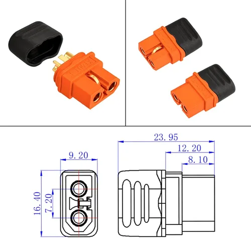 Miniatura 8 de ELFCULB Cable solar a XT60i de 12AWG de 50 pies 2 10 25 35 50 75 100 pies de conector solar a XT60i cable adaptador para estación de energía Cable
