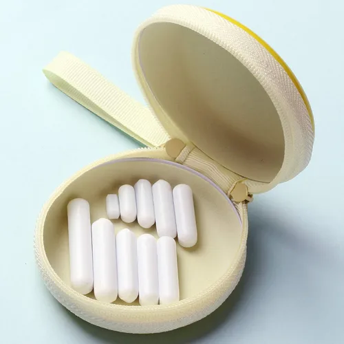 Ks-Tek 10pcs PTFE agitador magnético mezclador agitador barra, color blanco, barra de laboratorio, barra de placa de agitación, imán de placa de