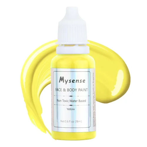 Miniatura 13 de Mysense Pintura facial corporal púrpura pastel, pintura facial lavable a base de agua, pintura corporal crema no tóxica para adultos y niños