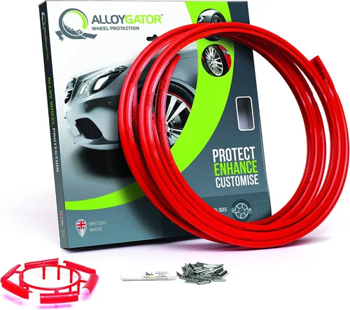 Miniatura 26 de AlloyGator Protector de Llanta Dorado para Ruedas de Automóvil (Se Adapta a Ruedas de 12-24" de Diámetro) - Paquete de 4 Protectores de Rueda