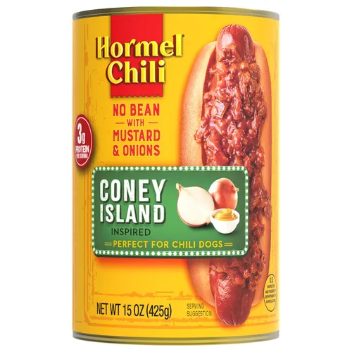 Miniatura 7 de HORMEL Chili Sin frijoles con queso americano, sin ingredientes artificiales, 15 onzas, paquete de 12