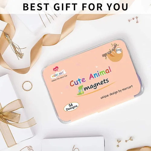Miniatura 7 de 54 imanes de animales para refrigerador, imanes decorativos para nevera, casilleros, cocina, superficies de hierro, oficina, pizarras blancas