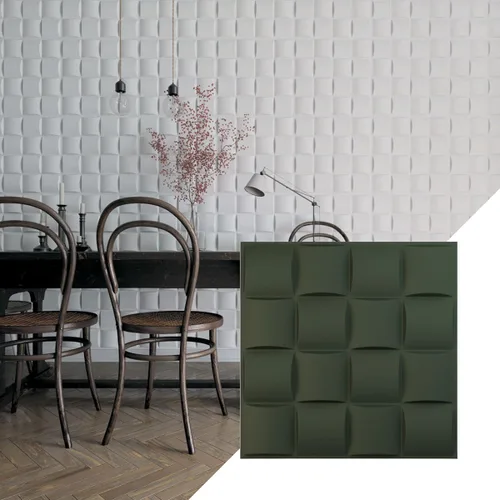 Miniatura 21 de Ekena Millwork 19 5/8 pulgadas de ancho x 19 5/8 pulgadas de alto, Baile EnduraWall decorativo 3D, óxido metálico envejecido