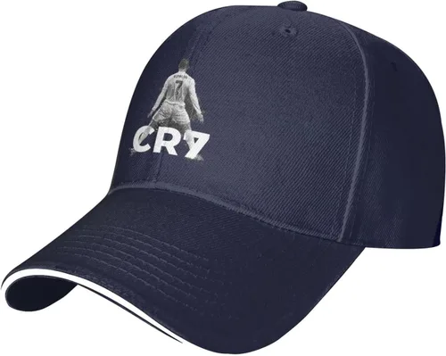 Miniatura 2 de Ronaldo #7 - Gorra de béisbol con impresión 3D Snapback Casquette Dad Hat regalo para hombres y mujeres