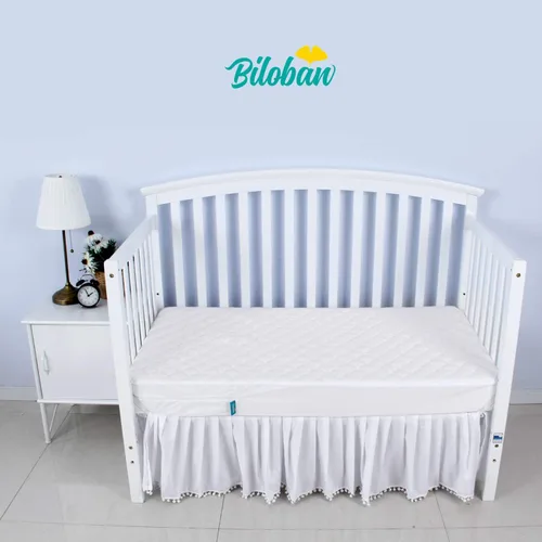 Miniatura 8 de Protector de colchón para cuna con cremallera, funda impermeable para colchón de cuna, transpirable y absorbente, funda de 6 lados totalmente