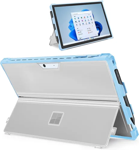 Miniatura 12 de Funda protectora resistente para Microsoft Surface Pro 7+/7/6/5/4/LTE de 12.3", con soporte para lápiz capacitivo y correa de mano, compatible