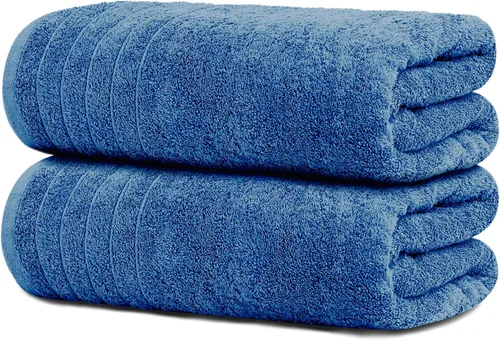 Miniatura 12 de Tens Towels - Paquete de 2 sábanas de baño extra grandes de 35 x 70 pulgadas, 100% algodón, más grandes y más ligeras, secan más rápido, súper Negro