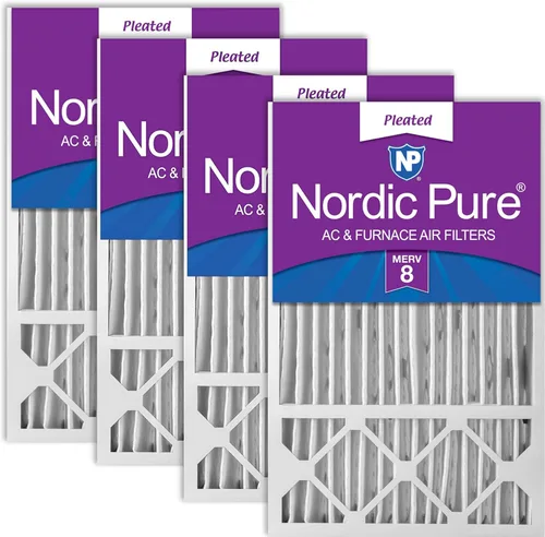 Miniatura 26 de Nordic Pure 16x25x5 (15_3/4 x 24_3/4 x 4_3/8) Filtros de aire de repuesto MERV 12 para Honeywell/Lennox, paquete de 2