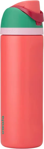 Miniatura 11 de Owala FreeSip - Botella de agua aislada de acero inoxidable con popote, botella de agua deportiva sin BPA, ideal para viajes, 32 onzas, verde putting